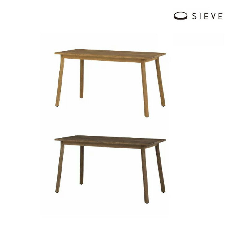 【メーカー直送品】SIEVE シーヴ merge dining table Msize マージ ダイニングテーブル Mサイズ W1350mm SVE-DT003M【ダイニング 木製 無垢材 北欧 インテリア テイスト ナチュラル シンプル おしゃれ】