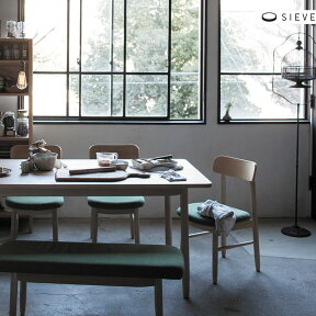 【メーカー直送品】SIEVE シーヴ saucer dining table Msize ソーサー ダイニングテーブル Mサイズ W1400mm SVE-DT004M【木製 無垢材 北欧 インテリア テイスト ナチュラル シンプル モダン おしゃれ】