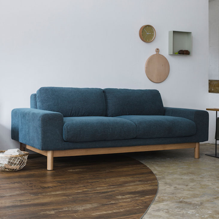 kakko (カッコ)の【メーカー直送品】SIEVE シーヴ bulge sofa 2 seater バージュ ソファ 2人掛け SVE-SF012【ソファー 2人掛け 2P リビング チェア モダン ひとり暮らし ファミリー 北欧 インテリア おしゃれ家具】(ソファ)