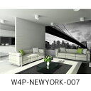 【在庫処分】輸入壁紙 イギリス 1WALL 紙 315×252センチ W4P-NEWYORK-007