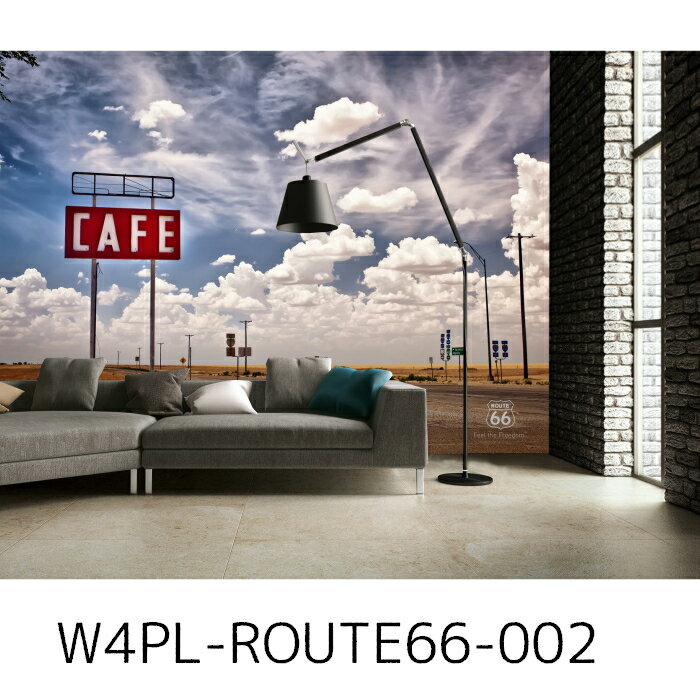  輸入壁紙 イギリス1WALL 紙 315×252センチ W4PL-ROUTE66-002