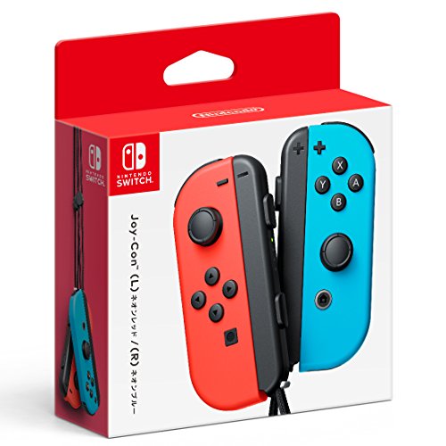 任天堂 純正品 Joy-Con (L) ネオンレッド/ (R) ネオンブルー ジョイコン 本体 ニンテンドースイッチ コントローラー