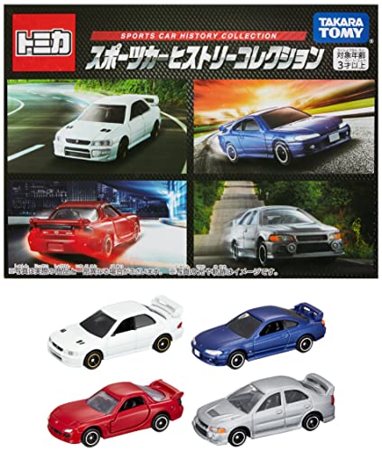 タカラトミー トミカ ギフト スポーツカーヒストリーコレクション ミニカー 車 おもちゃ 3歳以上 インプレッサ シルビア ランエボ RX-7