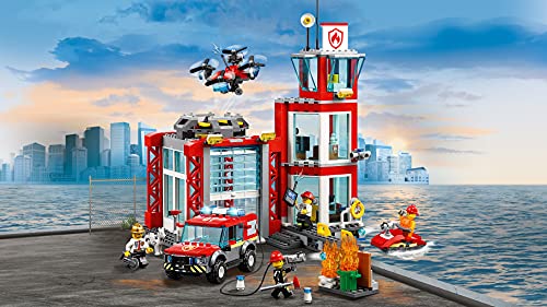 レゴ LEGO シティ 消防署 60215 レゴブロック レゴシティ おもちゃ 消防車 ミニフィグ セット