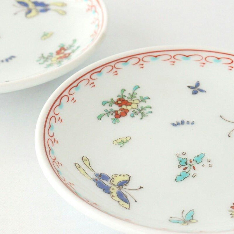 ポイント2倍 4/27まで|小皿 錦蝶絵 磁器...の紹介画像3