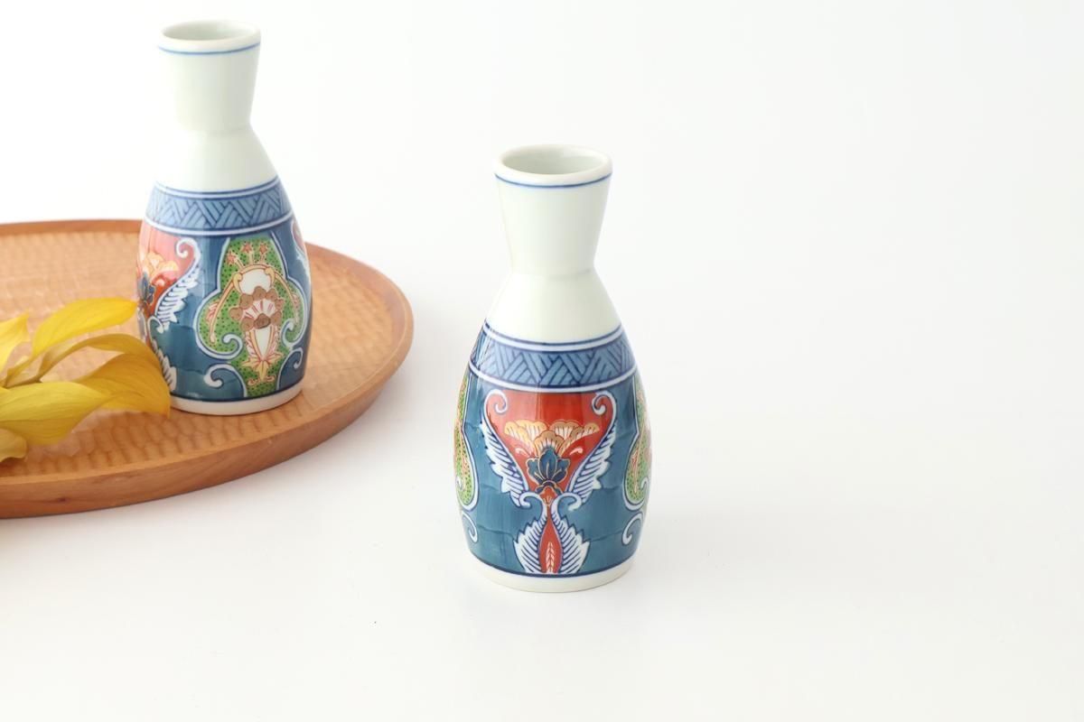 【20％OFFクーポン】徳利 染錦濃紋様 磁器 有田焼 とっくり 酒器 日本酒 焼酎 伊万...