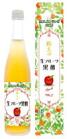 フルーツ酢 飲むお酢 飲む酢 黒酢ドリンク 果実酢 生 フルーツ黒酢 りんご 500ml 酢 ドリンク 熟成黒酢 桷志田 かくいだ 福山黒酢