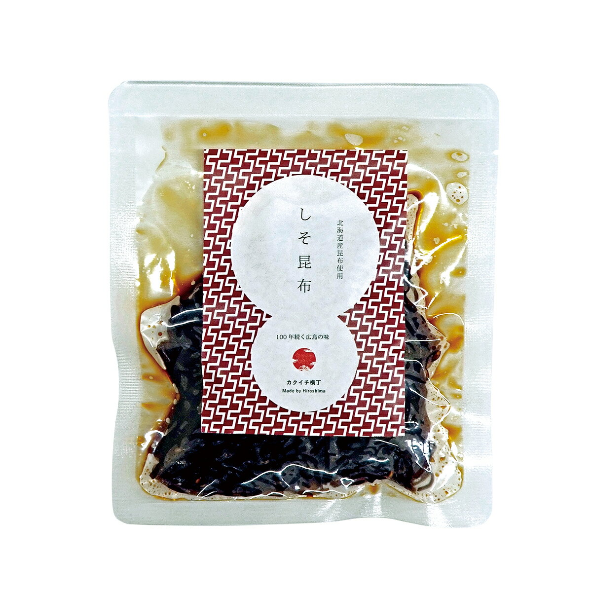 【単品】佃煮しそ昆布 100g 常温 長期保存 少量 便利 ご飯のお供 ストック 老舗 カクイチ横丁 堂本食品