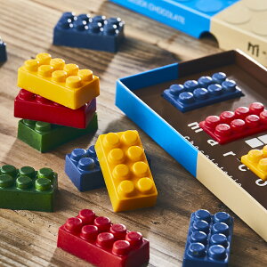 Colorful blocks −ブロック− おもちゃ風 ホワイトチョコレート4個入