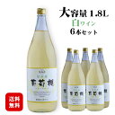 アルプス 葡萄棚 白 1800ml×6本 / 日本ワイン 長野県産 信州産 ナイアガラ種主体 1.8L 一升瓶 白ワイン ぶどうだな◆送料無料（一部地域を除く）◆ ANM 017001