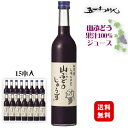 林農園 しぼったままの山ぶどうじゅうす 500ml×15本〔1ケース〕 / 五一わいん 長野県産 じゅーす 果汁100%〔保存料・砂糖・着色料 無添加〕山葡萄 ぶどうジュース◆全国送料無料◆