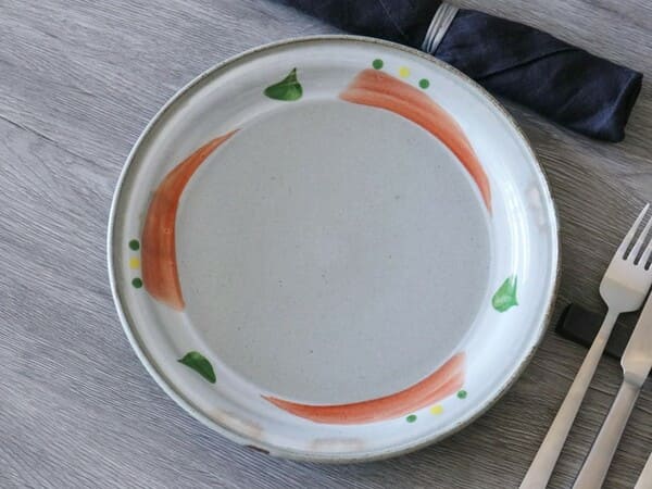 美濃焼 朱の舞パスタ皿(丸皿)約26.8cmの紹介画像2