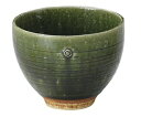 【ポイント20倍★5/9〜お買物マラソン期間】男器 らせん彫り織部 丸湯呑(大)【湯のみ 大きめ 和食器 ギフト お茶 緑茶 手作り 日本製 美濃焼 KAKUN...