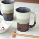 クアトロビアジョッキ 陶器 ビール ジョッキ たっぷり 500ml お酒 美濃焼 日本製 電子レンジ使用可 食洗機使用可 父の日 敬老の日 ギフト プレゼント ...