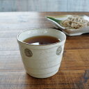 水玉白唐津 そば千代口【そばちょこ おしゃれ シンプル かわいい蕎麦ちょこ 日本製 美濃焼 食器 白い 模様 食洗機対応 電子レンジ使用可 レンジOK カフェ風...