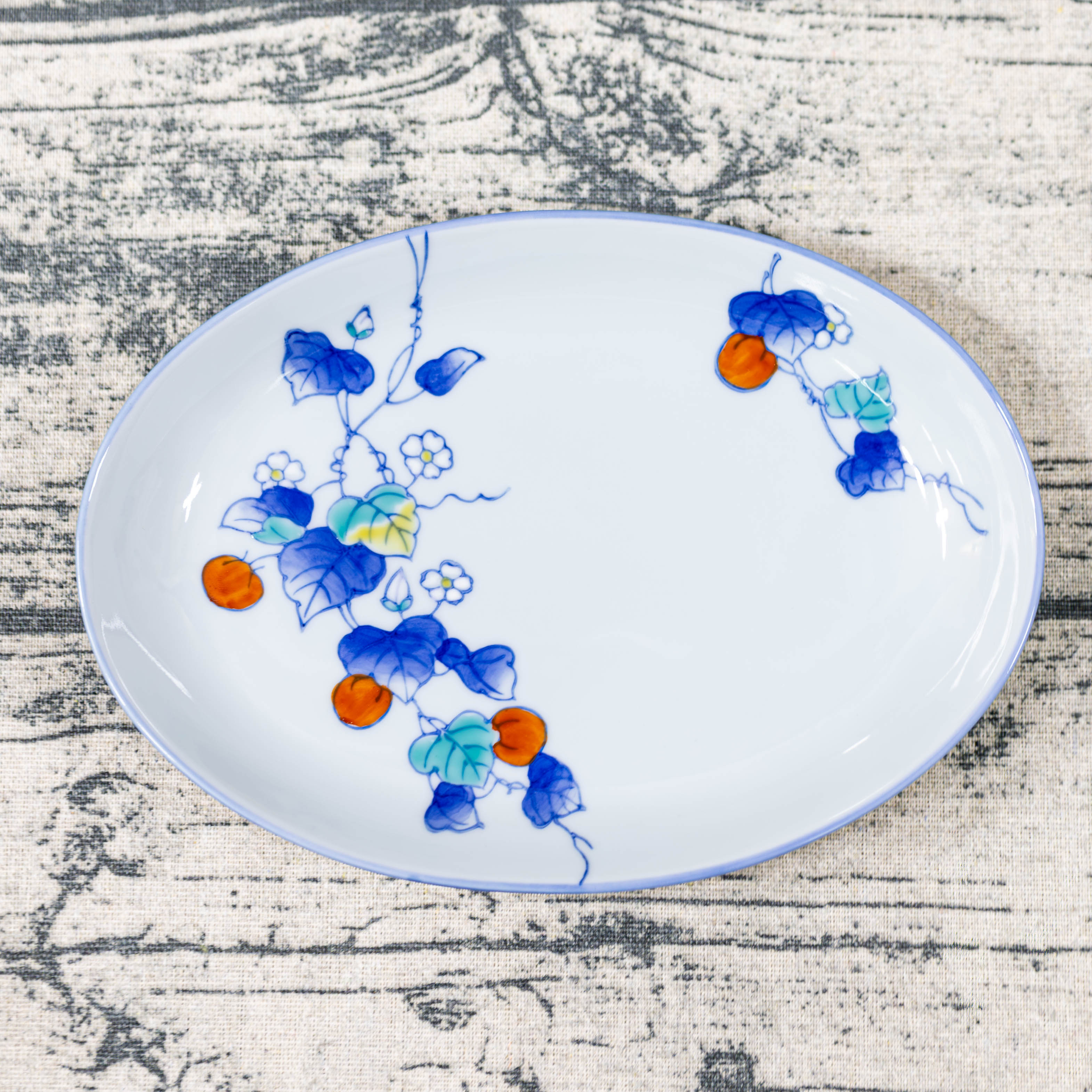 楽天市場】有田焼 華山（形状（皿・プレート）楕円）（食器｜食器