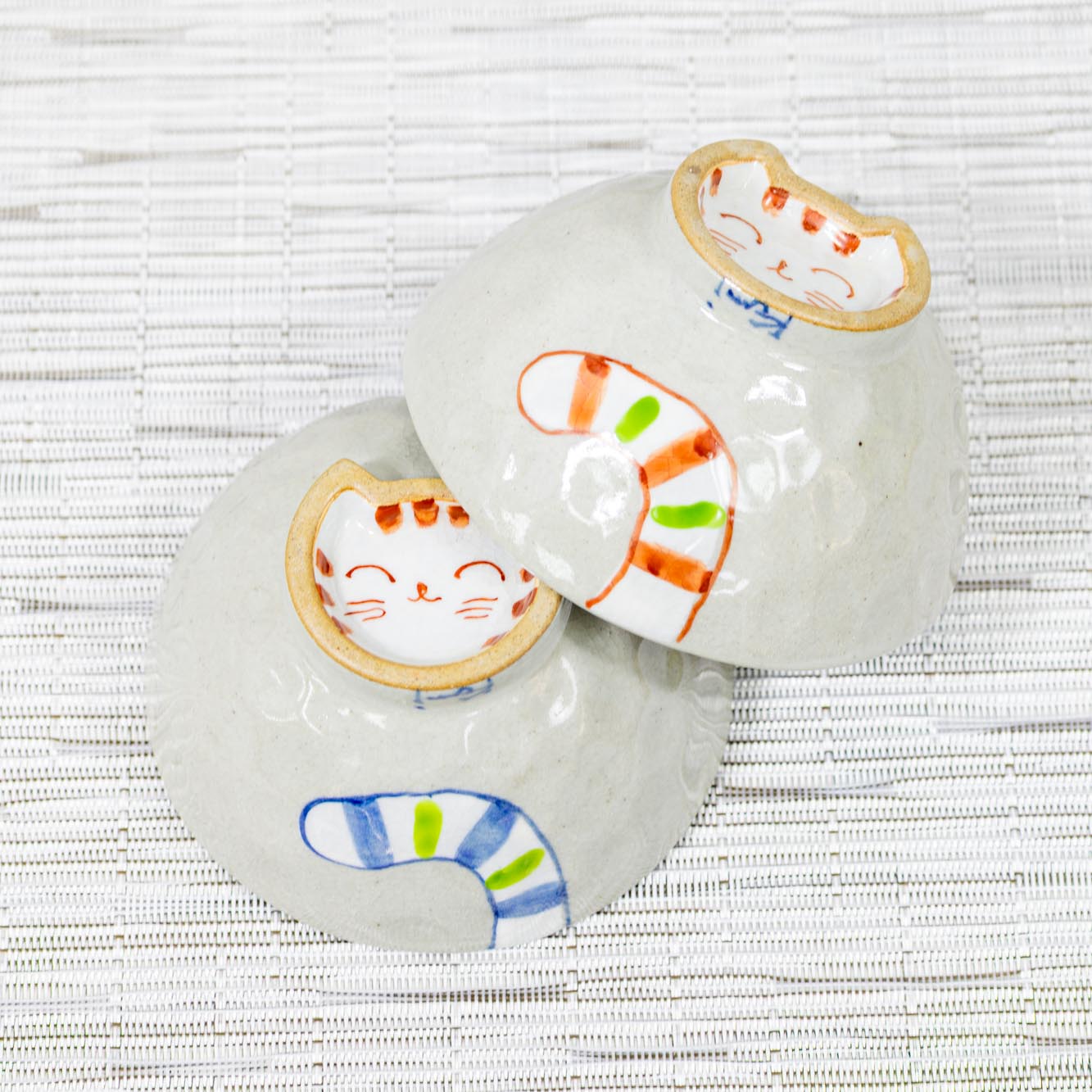 ＼波佐見焼／茶碗おしゃれ猫ねこネコ...