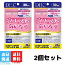 DHC ウエスト気になる 30日分 60粒 サプリメント 2個セット ダイエット 機能性表示食品 燃焼系 健康維持 女性 男性 美容 送料無料