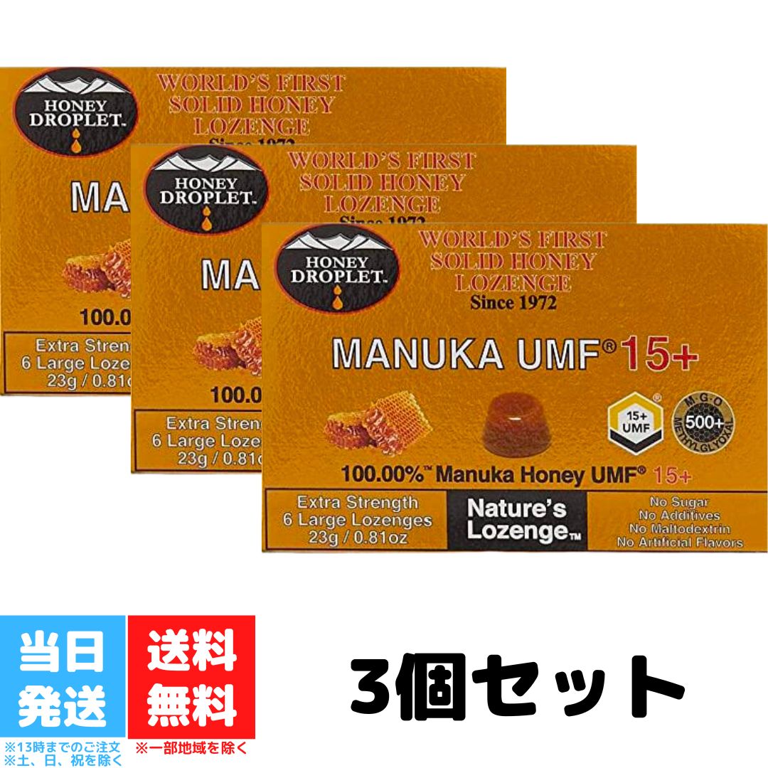 ハニードロップレット マヌカハニー UMF 15+ 6粒入り