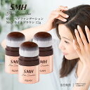 SMH ヘアファンデーション No.3 ライトブラウン 12g スーパーミリオンヘアー 白髪隠し ファンデーション カバー 3個セット 送料無料