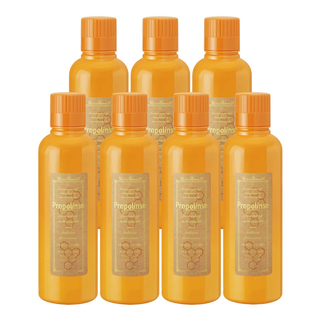 プロポリンス 600ml 7本セット マウスウォッシュ 口の汚れ スッキリ 口臭ケア 口臭対策 息クリア 口内洗浄液 口臭予防 Propolinse 洗口液