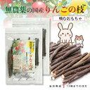 国産 りんごの枝 100g 2個セット 無農薬 うさぎ ハムスター チンチラ かじり木 天然 安心 おもちゃ デンタルケアに