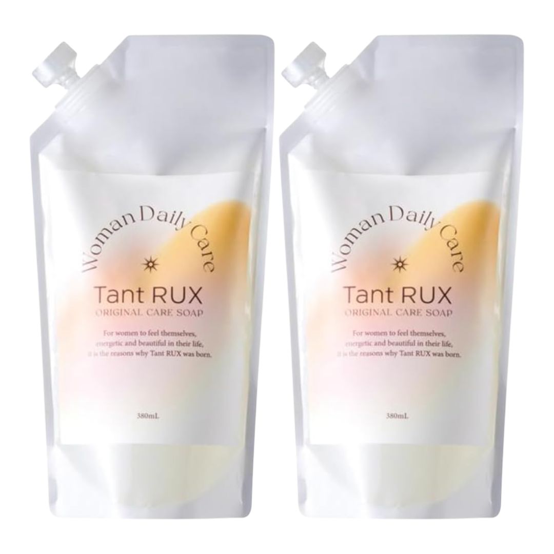 タントリュクスソープ リフィル 380ml 2個セット Tant RUX 詰替用 デリケートゾーン ボディソープ 泡 弱酸性 保湿 ボディソープ 泡ソープ 敏感肌 におい くすみ ボディケア