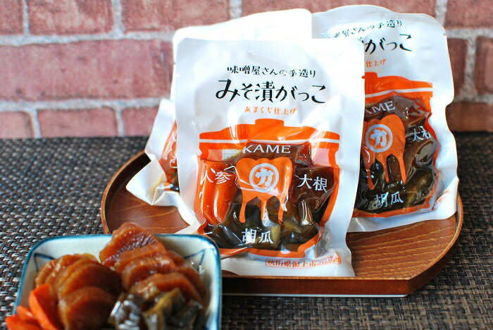 みそ漬け 秋田味噌使用 あまくちの漬物 スタンドパック100g入り パッケージが新しくなりました(^^♪