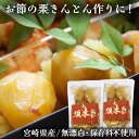 栗 甘露煮 国産 栗の甘露煮 くり 580g 和栗 丹羽栗 に負けない 宮崎県産 須木栗 パウチ 栗 無漂白 シロップ漬けお正月 栗きんとん おせち料理 モンブラン マロン ペースト クリーム 袋 製菓材料(固形300g)