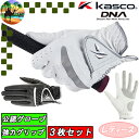 【スプリングセール開催中】【3枚セット】SF-2312L キャスコ DNA シリコン レディース 合皮グローブ ゴルフグローブ シリコーン