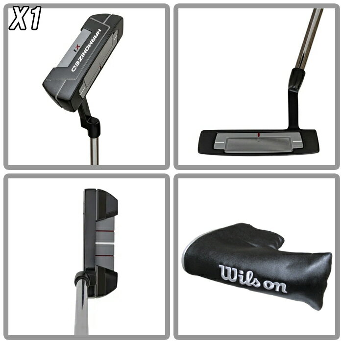 パターカバー付き　 Wilson ウィルソン　 HARMONIZED　 ハーモナイズドパター　 34インチ　 ゴルフ