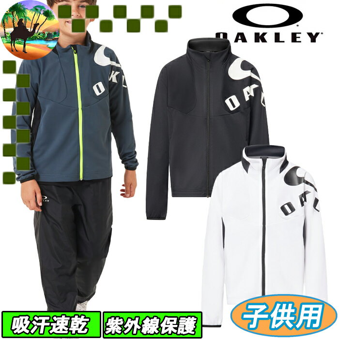 【オータムセール開催中】FOA408311 オークリー 子供 ジュニア YTR TECH JERSEY JKT 10.0 ゴルフウェア OAKLEY