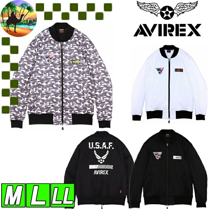 AVG2F-AP1　アビレックス　MA1　中綿ジャケット　ゴルフウェア　メンズウェア　AVIREX　レアモノ