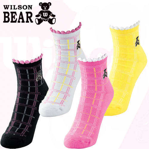 在庫処分　WILSON BEAR　ウィルソン ベア　レディースソックス　WBS010L　