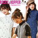 【スプリングセール開催中】最終処分 RH-1760SL ROCKY&HOPPER ロッキー&ホッパー 半袖ZIPハイネックワンピース レディース ゴルフウェア