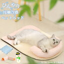 【楽天1位入賞】猫ベッド ペットベット 夏用 接触冷感 洗える 冷感 熱中症対策 クッション クールベッド ひんやりマット 冷感 ひんやり アイスシルク生地 暑さ対策 接触冷感 涼しい ふかふか 柔らかい 滑り止め 通気性 洗える 中小型犬 猫 柴犬 クッションマット