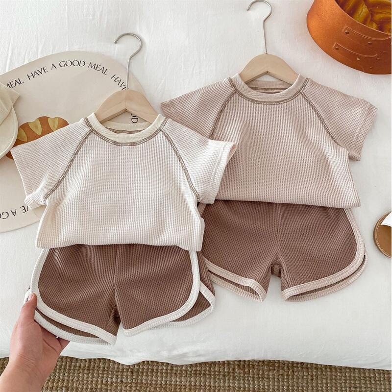 楽天KALAVIKA送料無料 ベビー服 上下セット 夏服 半袖 セットアップ 無地 パジャマ ルームウエア ベビー 赤ちゃん 子供 夏用 涼しい 綿 コットン 薄手 女の子 男の子 楽天海外通販