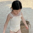 送料無料 ベビー水着 女の子 キャミソールタイプ オールインワン キッズ水着 女児 韓国風 ワンピースデザイン 子供用 こども みずぎ かわいい 赤ちゃん レッスン スイムウェア 楽天海外通販