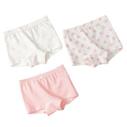 送料無料 3枚セット 女の子 キッズパンツ 95％棉 通気 女児用 ショーツ キッズ 下着 綿 柔らかい 肌着 無蛍光 吸湿 快適 子供服 短パン ガールズ ジュニア 幼児 小学生 中学生 幼稚園 可愛い 楽天海外通販