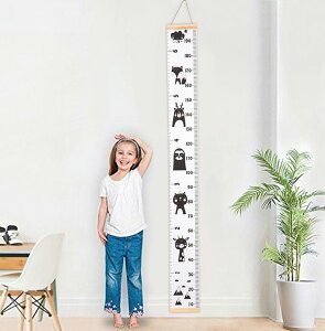 キッズ身長計 壁掛け 木製 子供 キッズ 家族みんなで使える 壁掛け身長計 フィート センチ シンプル インテリア SNS 部屋飾り
