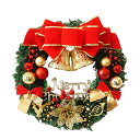 直径30/40/50/60cm リース クリスマスリース ベル 玄関 オーナメント グリーンリース プリザーブドフラワー 壁飾り 壁掛け ドアリース 結婚祝い オープン 開店祝い 誕生日プレゼント お祝い ギフト 贈り物 クリスマスプレゼント 楽天海外通販
