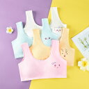 送料無料 3枚セット スポーツブラ ガールズ 薄いパット入り ジュニア ブラジャー かわいい 通気性よい 下着 部活ブラ 中学生 小学生 ガールズ 8-16歳 ...