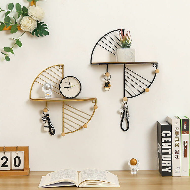 送料無料 2個セット ウォールシェルフ ウォールラック 壁掛けウォールシェルフ キッチン トレイ壁棚 収納 ラック アイアン 装飾 飾り棚 収納棚 壁掛け棚 壁...