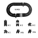 この商品には以下のサイズがあります。 12pcs 16pcs 24pcs 商品説明 商品内容 レールおもちゃ 素材 PVC 生産国：中国 サイズ 幅8.5cm カラー 写真通り 注意書き（購入前に必ずご確認ください） ※商品写真は、できる限り現品を再現するように画像処理などの補正を行っておりますが、ご利用のモニターや環境により差異が生じます。予めご了承ください。 ※生地の特性上、多少ニオイがある場合がございますが、日陰干しで数日干していただくか、あるいは数回ご使用していただく間に、 ニオイは気にならなくなります。 ※上記の数値は、実測によるものです。多少の誤差はご容赦ください。 ※仕様は予告なく変更される場合があります。（ご使用に差し支えない程度） その他 &#12539;お客様が通常と同じお買い物ステップで安心して海外の商品を購入できるよう、楽天市場から指定を受けた委託先である（株）コマースロボティクスが、当店の店舗運営業務を行います。 &#12539;当店でご購入された商品は、原則として、「個人輸入」としての取り扱いになり、中国の浙江省からお客様のもとへ直送されます。 &#12539;個人輸入される商品は、すべてご注文者自身の「個人使用&#12539;個人消費」が前提となりますので、ご注文された商品を第三者へ譲渡&#12539;転売することは法律で禁止されております。 &#12539;ご注文後、5営業日以内に配送手続きをいたします。配送作業完了後、5〜9日程度でのお届けとなります。（詳しい納期情報が商品ページにてご確認ください） &#12539;通関時に関税&#12539;輸入消費税が課税される可能性がありますが、当ストアの負担となります、ご安心ください。