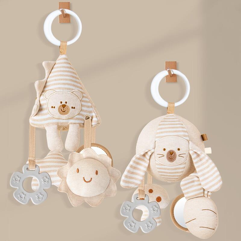 送料無料 ベビーカー メリー ぶら下げおもちゃ オーガニックコットン 寝かしつけ ベッド チャイルドシート おもちゃ ベビー 風鈴 知育玩具 指先遊び 発育 赤ちゃん ミニメリー 取り付け お出かけ 車用 プレゼント 出産祝い 新生児 贈り物 楽天海外通販