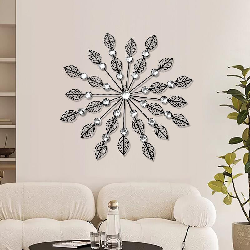 送料無料 アイアン 壁飾り ラインストーン インテリア 壁掛け ウォールデコレーション アートパネル ウ..