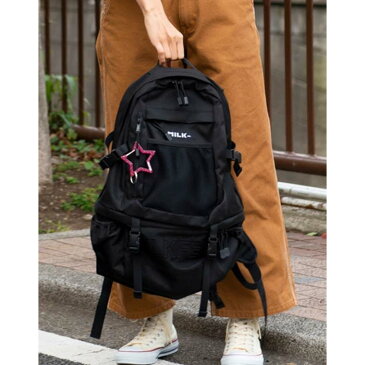 【10%OFF】MILKFED ミルクフェド EMBROIDERY BIG BACKPACK BAR リュック バックパック レディース 通勤 通学 大容量 リュックサック おしゃれ 大人 おすすめ 03173048