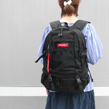 MILKFED. ミルクフェド リュック 【NEO EMBROIDERY BIG BACKPACK BAR】 バッグ レディース バックパック 通学 通勤 旅行 大容量 リュックサック おしゃれ 大人 おすすめ 03192048