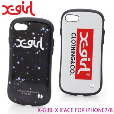 X-girl エックスガール スマホケース iPhoneケース iFace アイフェイス【X-GIRL X IFACE FOR IPHONE7/8】 05181078