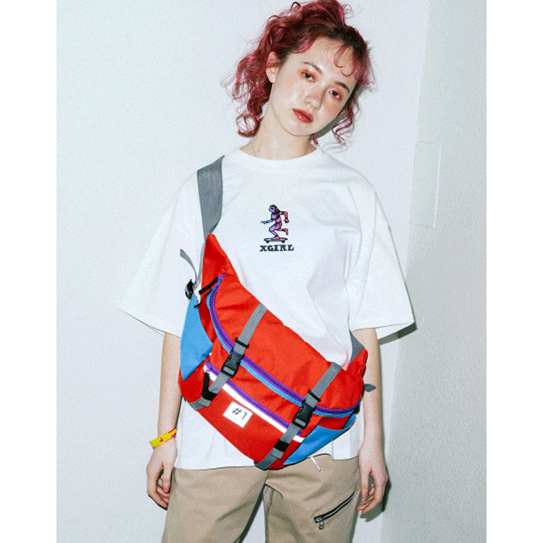 【30%OFF】X-girl エックスガール ヒップバッグ #1 X-GIRL SK8 HIP BAG レディース ウエストバッグ 05182003